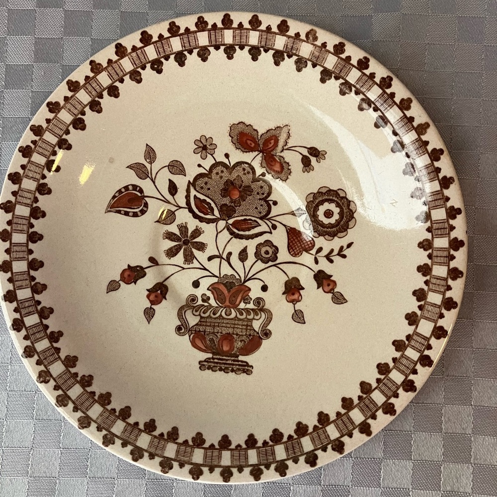 Vintage Staffordshire Old Granite Saucer by Johnson Bros Made in England